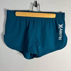 Neu mit Etikett Hurley 3" Badeboardshorts Damen Badeshorts türkis Größe L Strand Surfen Tasche - Bild 1 von 8