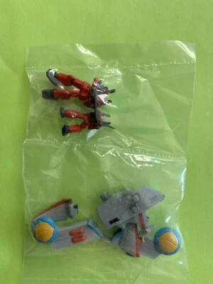 GUNDAM CHOGOKIN - 6 CM - 2 ROBOT + BASE NUOVO ANCORA BLISTERATO - Immagine 1 di 4