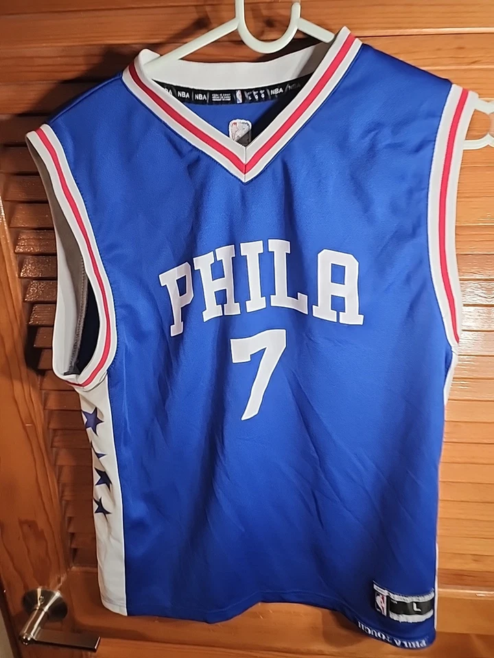 Markelle Fultz #7 Philadelphia 76ers NBA Blue Jersey Size Youth Large 14/16 - Image 1 of 4