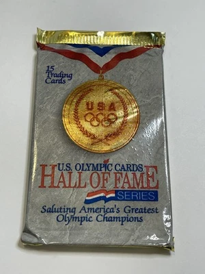美国奥运卡名人堂老式1991年工厂密封15张卡-全新 — 第 1/2 张图片