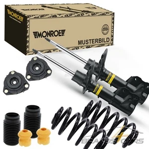 MONROE 2x STOSSDÄMPFER STOßDÄMPFER +FEDERN +DOMLAGER +PROTECTION-KIT VORNE - Bild 1 von 1