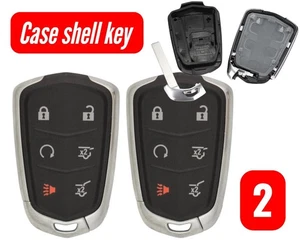 For  2015 - 2019 Cadillac ESV Escalade Smart Prox key fob Case Shell Cover - Picture 1 of 7