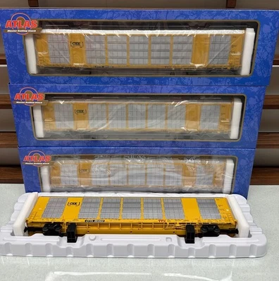 O Scale 3 Rail Atlas 3001498 Gunderson Multi-Max Autorack CSX (Case 4 Rd #s) NEW - Image 1 of 4