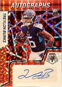 Autógrafo Panini Mosaic Choice 2022 rojo novato Treylon Burks RC Commanders - Imagen 1 de 2
