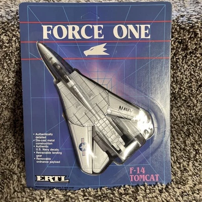 ERTL Force One Diecast Grumman F-14A Tomcat U.S. Navy Fighter Vintage 1993 ¡NUEVO! Foto 1 de 2