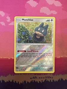 Pokemon Card Munchlax Unified Minds Reverse Holo 173/236 Near Mint - Picture 1 of 2