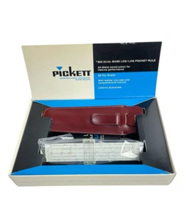 Vintage New Open box Pickett 600-T All Metal Dual Base Log Pocket Slide Rule - Picture 1 of 5