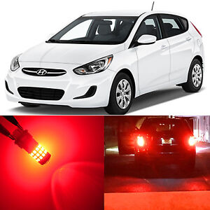 Alla Lighting Brake Tail Stop Lights 1157 2357 Red LED Bulbs for Hyundai Accent