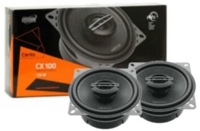 HERTZ CX100 4" CENTO AUDIO 120W 2-WAY TETOLON TWEETERS CAR COAXIAL SPEAKERS NEW