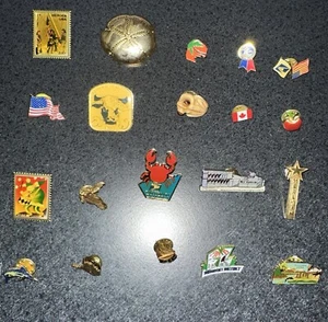 Lot of 20 VTG USPS Stamp Lapel Pins United States Postal Service Mixed Set P - Picture 1 of 21
