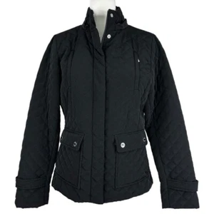 Giacca MOTO Calvin Klein donna nera vintage cucita diamante piccola/C39 - Foto 1 di 15