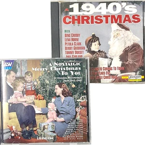 A Nostalgic Merry Christmas To You 1940s 2 CD Lot 1915-1949 Americana Classics - Picture 1 of 4