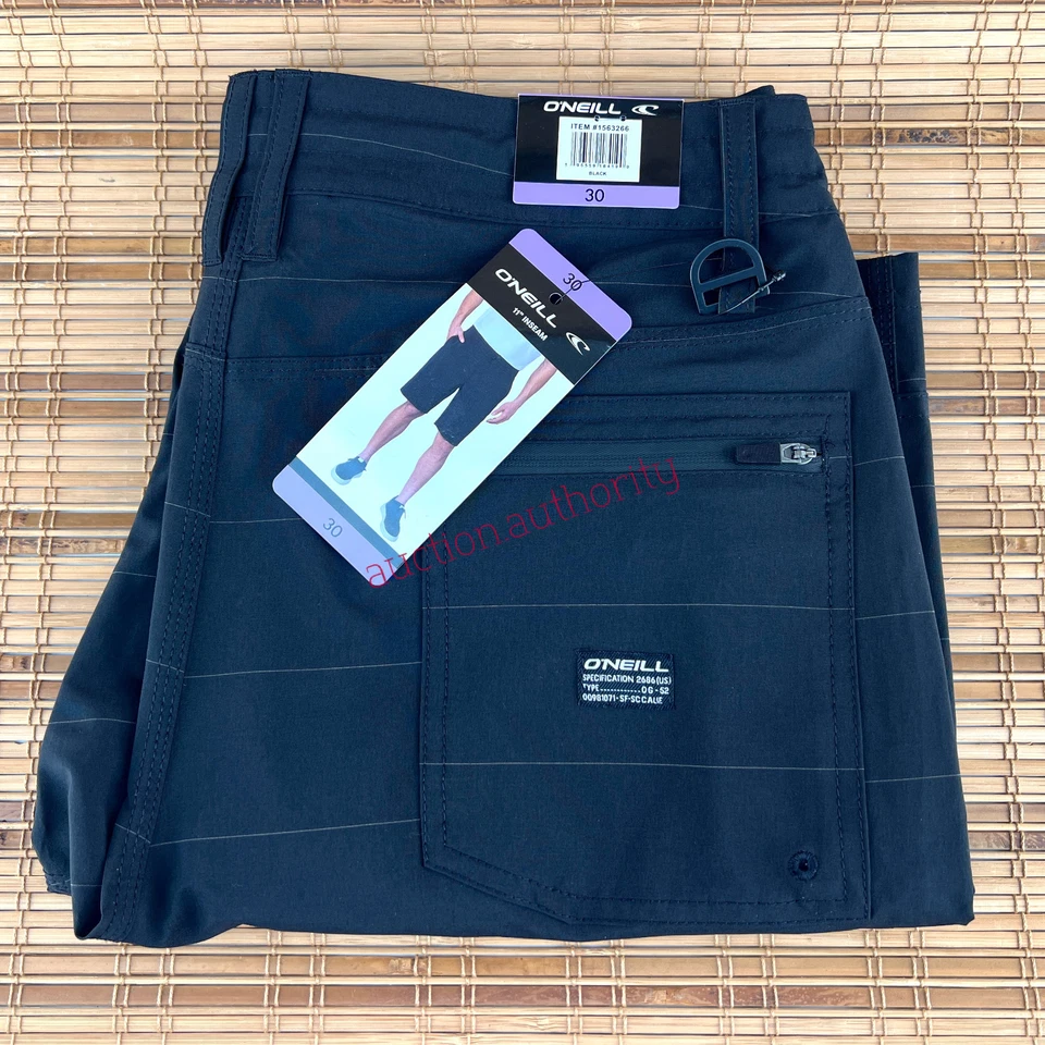O'NEILL Men's Crossover Hybrid Short Black Size 30