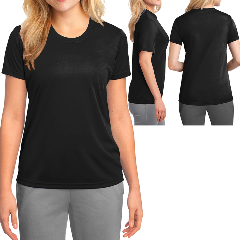 Camiseta Dri Fit para damas Camiseta que absorbe la humedad Gimnasio Entrenamiento Yoga para mujeres XS-4XL NUEVA Foto 1 de 1