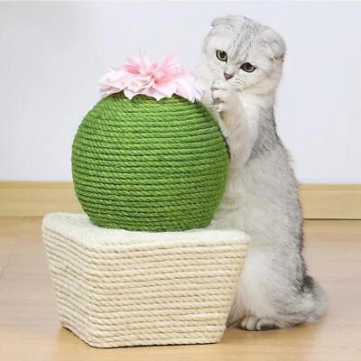 Cat Scratcher Ball,Cat Scratching Post, Shaped Training Scratching Toy, Cat Play - Image 1 of 4