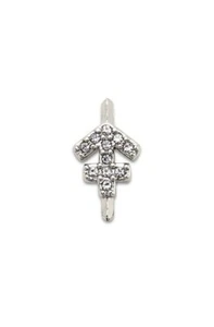 Keep Collective Silber Pflaster SAGITTARIUS Schild Charm, Vintage! - Bild 1 von 4