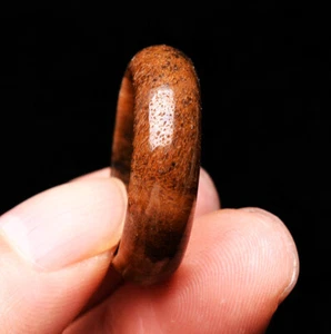 3.2g Natural Hair Rutilated Quartz Crystal Gemstone Ring AAA - Picture 1 of 6