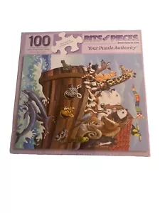 SEALED Bits and Pieces 100 Large Piece Noah's Ark Puzzle - Picture 1 of 6