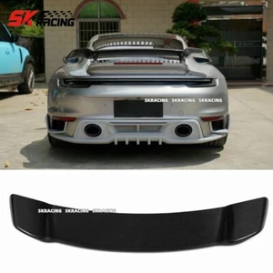 For Porsche 911 992.1 Turbo S 21-24 Dry Carbon Fiber Rear Trunk Lip Spoiler Wing - Picture 1 of 16