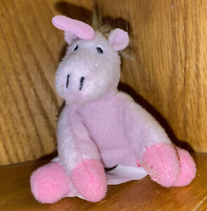 Only Hearts Pets Unicorn mini plush McDonald’s toy pink stuffed animal 2006-10 D