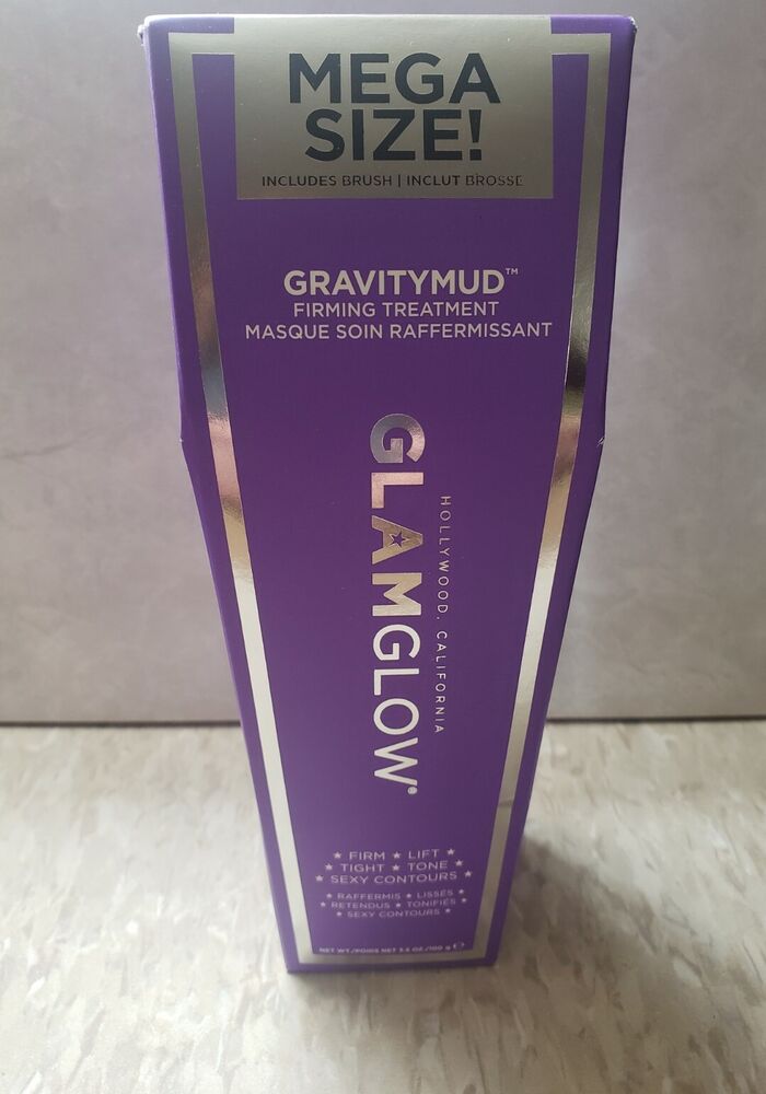 Glamglow Gravity Mud Firming Treatment 3.5 oz NIB Includes Brush