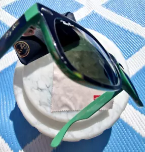 Ray Ban 'RB 2132 New Wayfarer ' Sonnenbrille poliert blau/orange Italy ***RAR - Bild 1 von 18