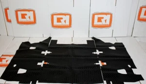 Black rear load area rubber mat set Fits Land Rover Defender TDCI 110 station... - Picture 1 of 8