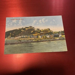 AK  Ansichtskarte Postkarte  Koblenz Ehrenbreitstein Schiffsbrücke Festung 1920 - Bild 1 von 3