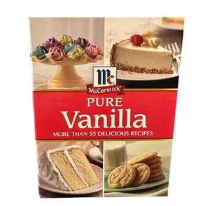 McCormick Pure Vanilla More Than 55 Delicious Recipes Book Hardback Spiral Bound - Picture 1 of 17