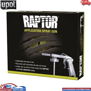 U-POL RAPTOR GRAVITEX BED LINER SPRAY GUN STONECHIP SCHUTZ GUN/1 *GENUINE UPOL* - Picture 1 of 3