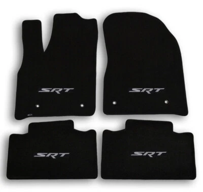 Черный ультимативный ковер 16–19 Jeep Grand Cherokee — набор из 4 ковриков с логотипом SRT 8 - Изображение 1 из 4
