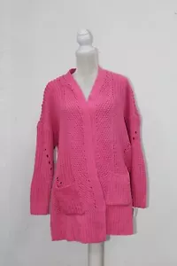 Style & Co. Damen-Strickjacke Chenille offen vorne (Beerenstanze, XL) - Bild 1 von 1