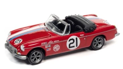 Johnny Lightning 1/64 1963 MGB en rojo euro - calor de importación #JLSP179-A📌EE. UU. Foto 1 de 3