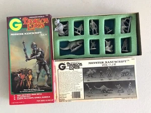 Scatola Miniature Granatiere Mostro Manoscritto Vol. V 5 Dragon Lords #1505 D&D - Foto 1 di 1