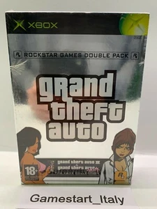 GRAND THEFT AUTO DOUBLE PACK GTA III 3 + VICE CITY XBOX NEW FACTORY SEALED PAL - Picture 1 of 9