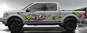 Wrap Vinyl Car Truck Graphics Universal Fit Die Cut Decal Joker Tribal Design - Bild 1 von 7