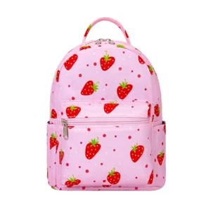Cute mini pack bag backpack for grils children and adult strawberry - Picture 1 of 5