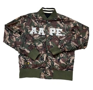 AAPE by A Bathing Ape Reversible Bomber Jacket Size M - Picture 1 of 14