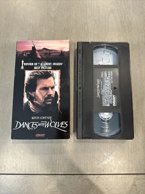 Dances With Wolves VHS 1991 Kevin Costner **FREE SHIPPING! - Image 1 of 4