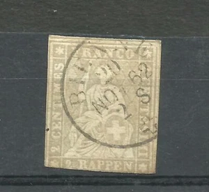 SCHWEIZ YV # 25, BIENNE STEMPEL, GEBRAUCHT, SEHR SCHÖN! - Bild 1 von 1