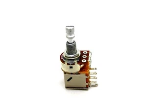 POTENTIOMETER A100K 100K LOGARITHMIC PUSH/PULL KNURLED SHORT SHAFT - METRIC - Picture 1 of 1