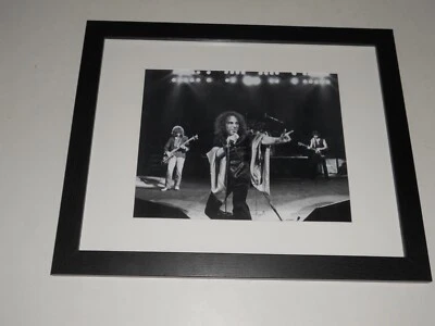 Framed DIO 80's Metal 1980 Black Sabbath Geezer/Tony Iommi 13"x16" Ronnie James - Image 1 of 3