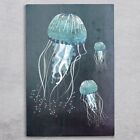 Jellyfish Ceramic Tile Picture Nautical Plaque Sign Wall Art Kate Pearson 30x20