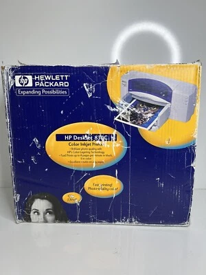 NEW HP Deskjet 830C Standard Inkjet Printer New In Box - Image 1 of 4