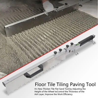 Floor Tile Leveling Paving Tool Adjustable Flat Sand Screed Mortar Trowel​ Tool. - Image 1 of 4