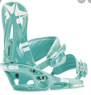 Fijaciones de snowboard Rome SDS Shift para mujer S pequeñas verde azulado Foto 1 de 4