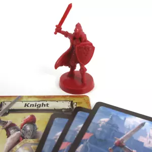 Mini y tarjetas HEROQUEST: Rise Of The Dread Moon KNIGHT Hero ¡NUEVAS!¡! - Imagen 1 de 4