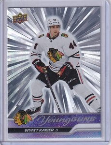 2023-24 UPPER DECK SERIES 1 YOUNG GUNS YG OUTBURST WYATT KAISER RC # 229