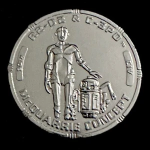 Star Wars R2-D2 & C-3PO McQuarrie Concept 30th Anniversary COIN Celebration IV - Bild 1 von 2