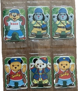 COMPLETE SET - KELLOGGS COCO POPS - FINGER PUPPETS Job Lot still cello wrapped - Picture 1 of 2